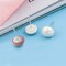 600 PCS 5MM Hypoallergenic Stainless Steel Earrings Posts Flat Pad Blank Earring Pin Studs with Butterfly Earring Backs and Silicone Bullet Earring Backs for Jewelry Making Findings